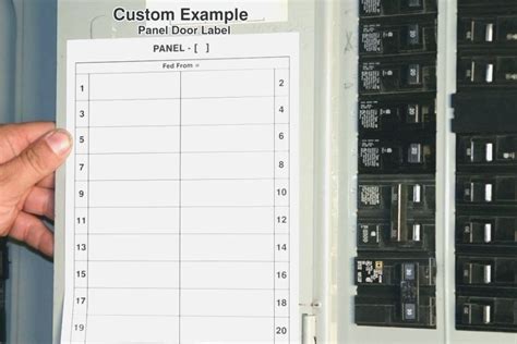 electrical box numbers|home electrical panel stickers.